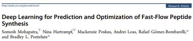 ACSCent.Sci:预测和优化使用深度学习的多肽合成