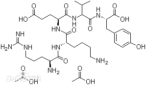 醋酸脾脏五肽化学结构式